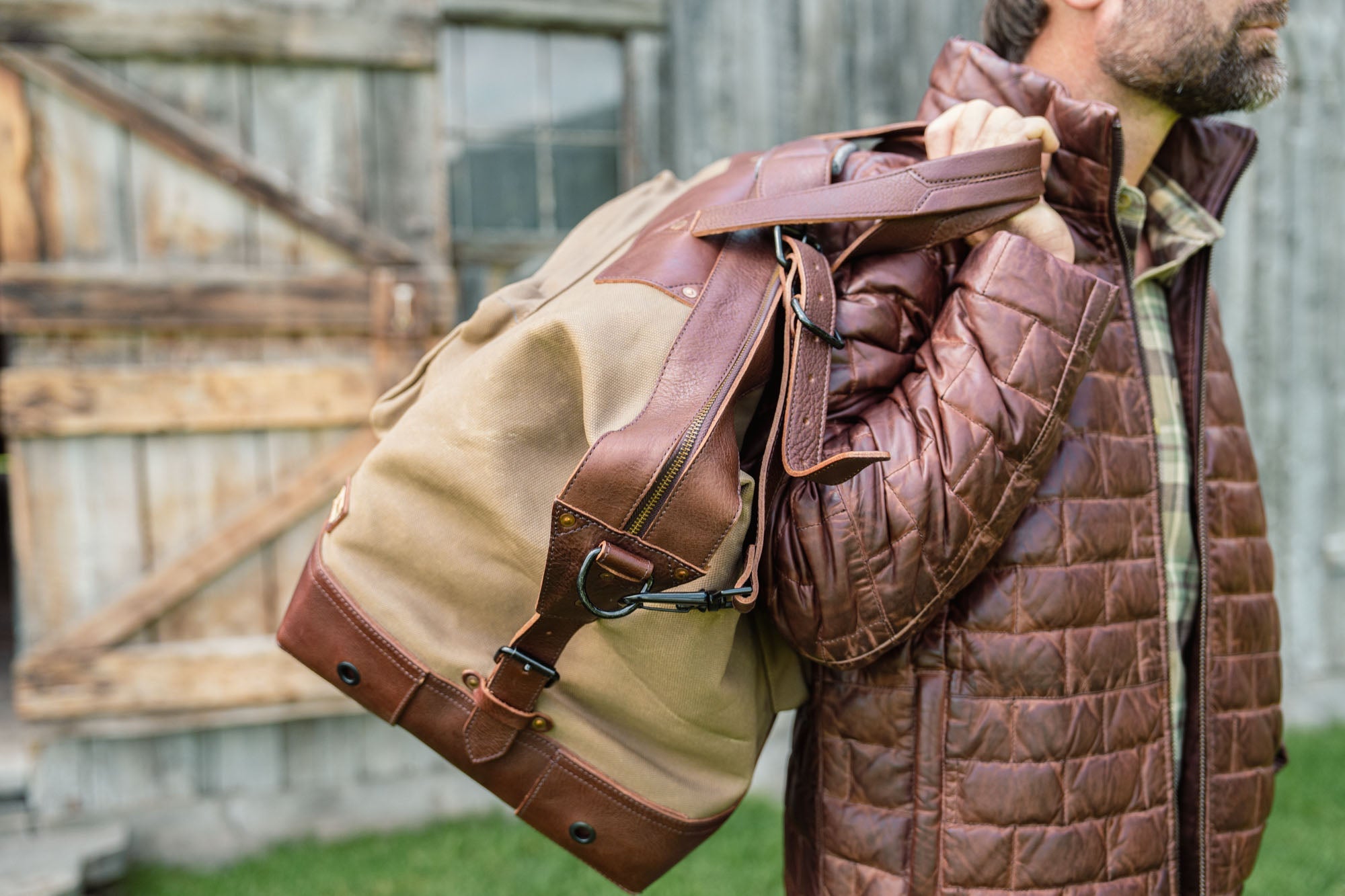 Field Khaki w/ Chestnut Brown Leather