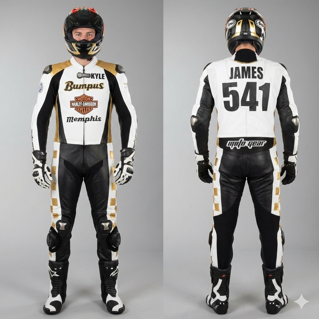 Flat Track Custom Suit Leather