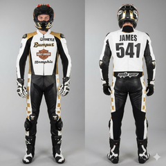 Flat Track Custom Suit Leather