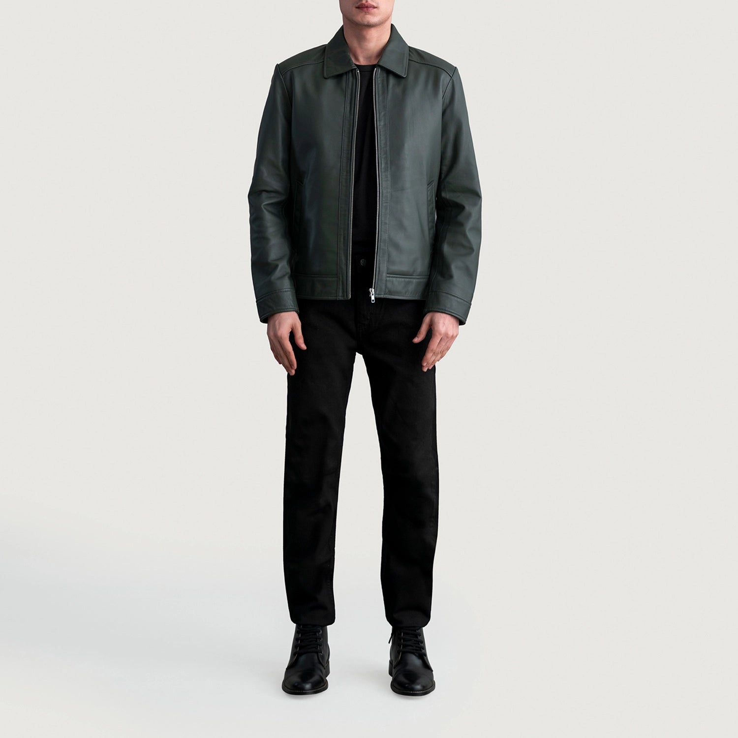 Inferno Green Leather Jacket