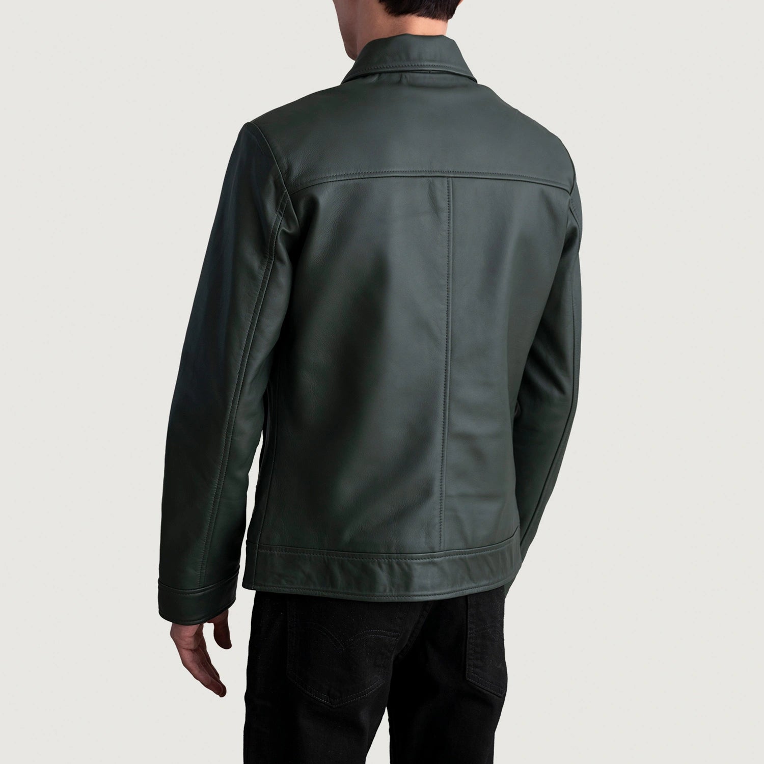 Inferno Green Leather Jacket