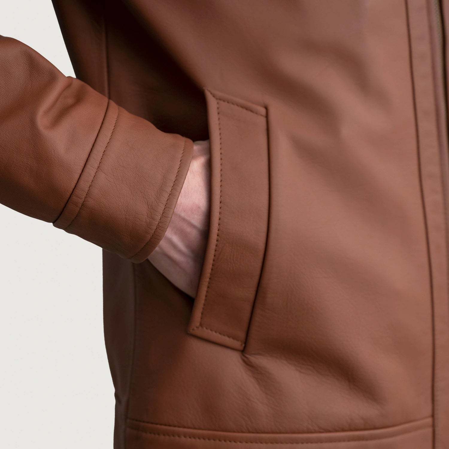 Inferno Matte Brown Leather Jacket