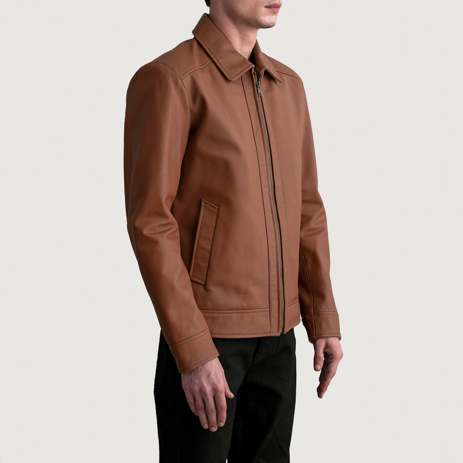 Inferno Matte Brown Leather Jacket