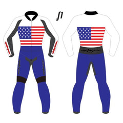 Vintage Flat Track Leathers American Suit Design (F1)