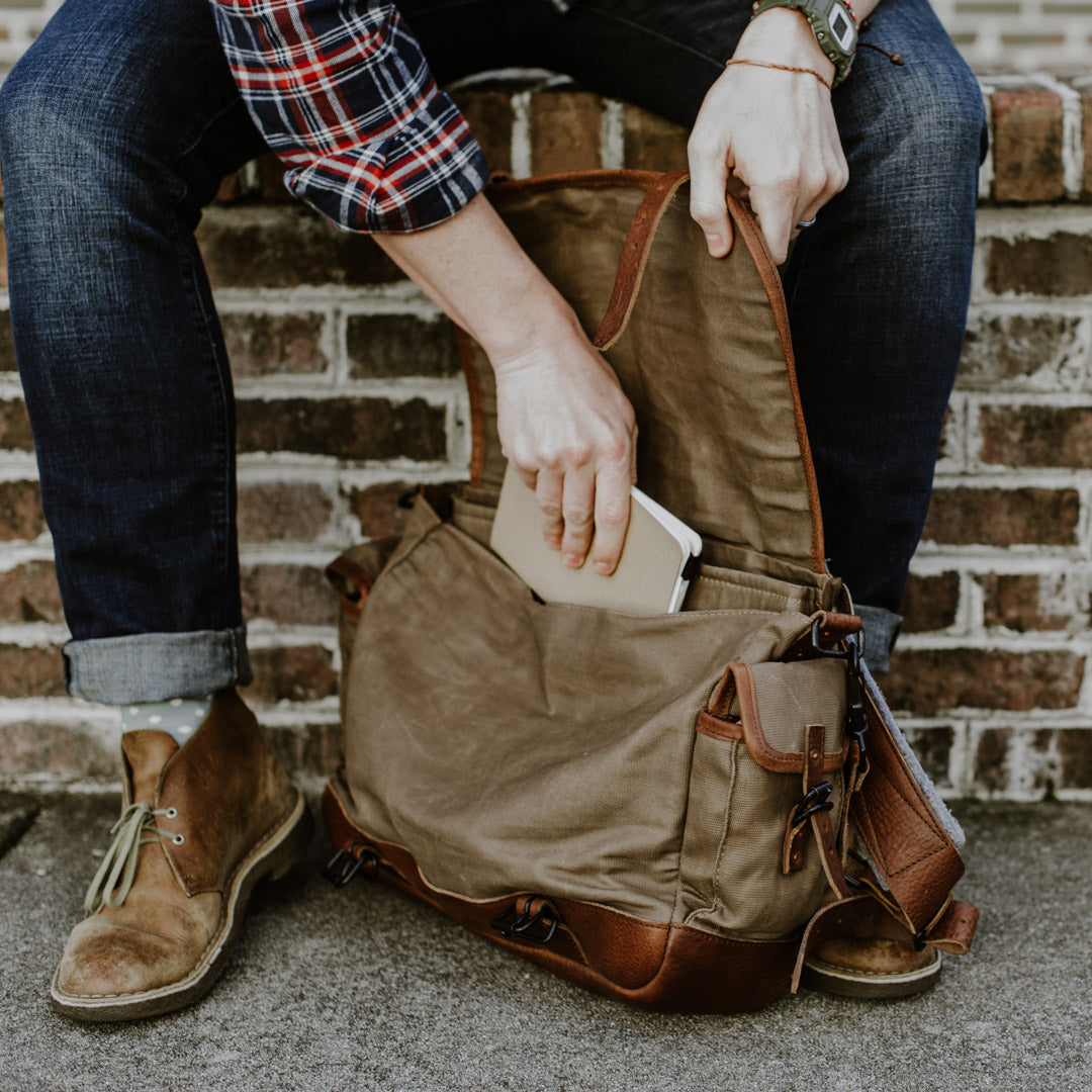 Field Khaki w/ Chestnut Brown Leather