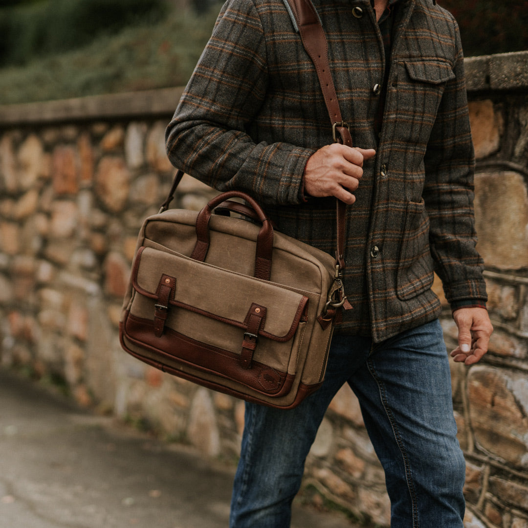 Field Khaki with Chestnut Brown