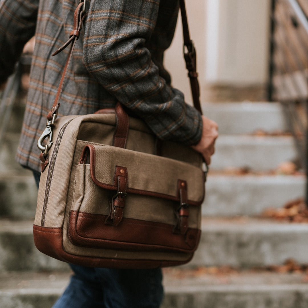 Field Khaki with Chestnut Brown